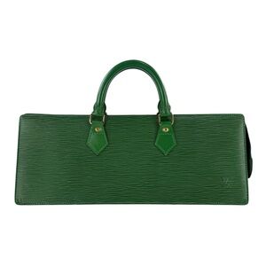 Louis Vuitton Green Epi Sac Triangle Handbag